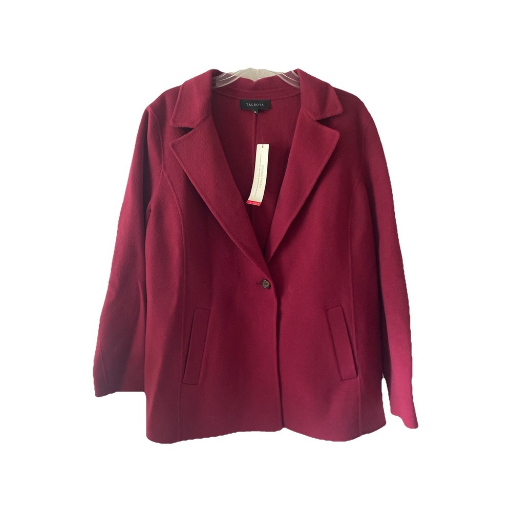 Talbots -NWT Ladies Sz 14 Jacket, Double Faced, Plush Brushed Feel Inside & Out